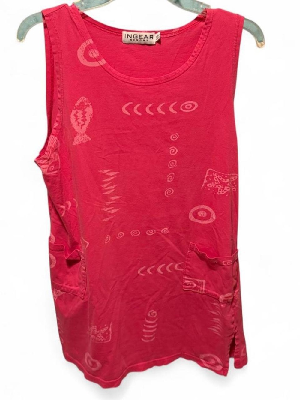 INGEAR Pink Sleeveless Girls' Tank Dress